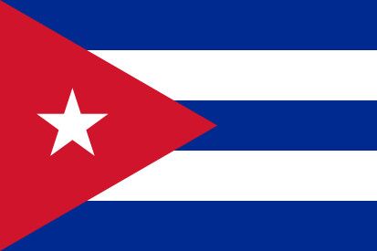 Flag Cuba 20x30cm