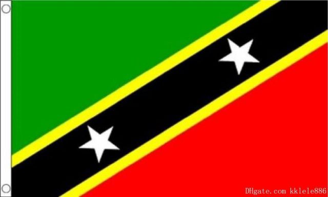 Flag Saint Kitts & Nevis 20x30cm