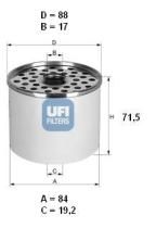 HIFI Fuel Filter FT 6238