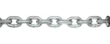 Chain Calibrated Galvanised 8mmx24mm Din766