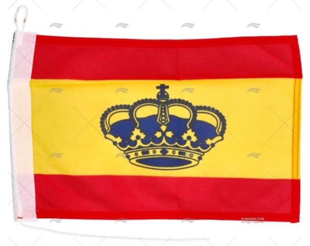 Flag Spain With Crown 45x30